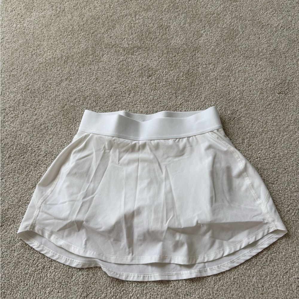 Aritzia White Athletic Skirt